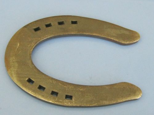 4 HORSESHOES Steel-Sliders 1&#034; x 1/4&#034; Size-10 Tapered-Heel Beveled-Toe 4-Nail