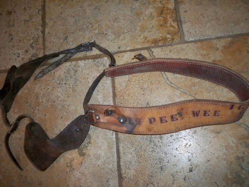 VTG Leather Harness Pee Wee Goat Tying 1981 IGRA