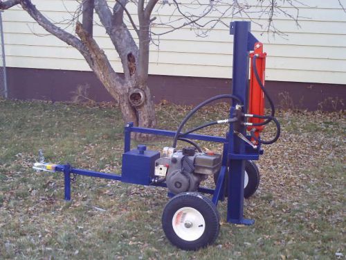 Plans for a hydraulic log splitter, trailer type, vertical or horizontal split for sale