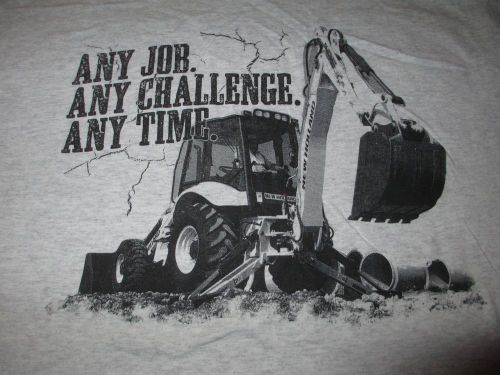 NEW HOLLAND CONSTRUCTION MEN&#039;S XL T-SHIRT agriculture heavy equipment