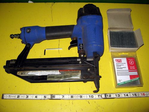 Campbell hausefeld air powered nailer with 2 boxes nails for sale