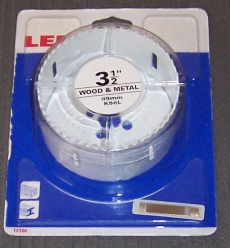 Lenox 12186 k56l  3-1/2&#034; bi-metal hole saw wood/metal for sale