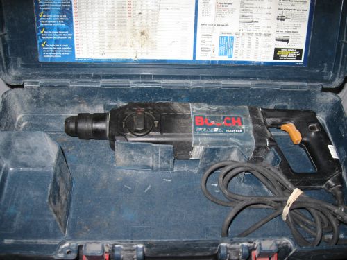 BOSCH BULLDOG ROTARY HAMMER DRILL 11224VSR CORDED VARIABLE SPEED  WITH CASE