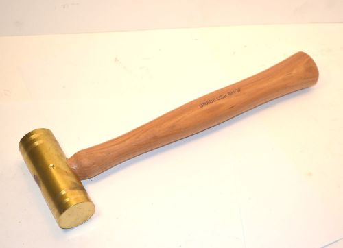 1 nice new  brass hammer grace usa 32oz machinists mechanics gunsmiths bh32 for sale