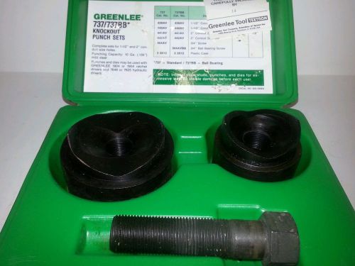 GREENLEE  737  KNOCKOUT SET