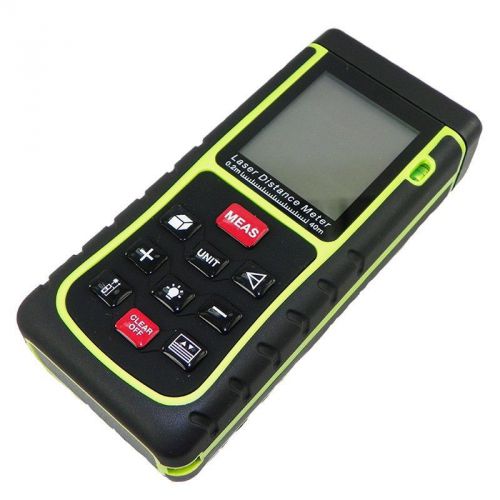 Rz40 40m laser distance meter rangefinder bubble level tape measure area d for sale