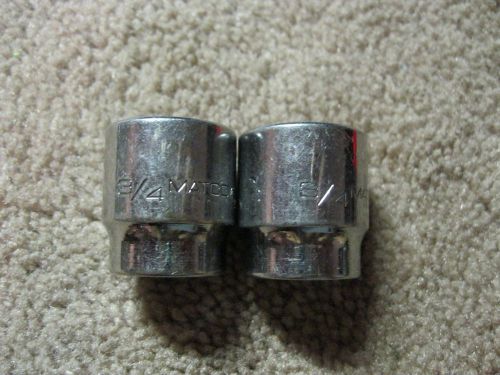 matco socket  3/4   B246 3/8 drive 6 pt