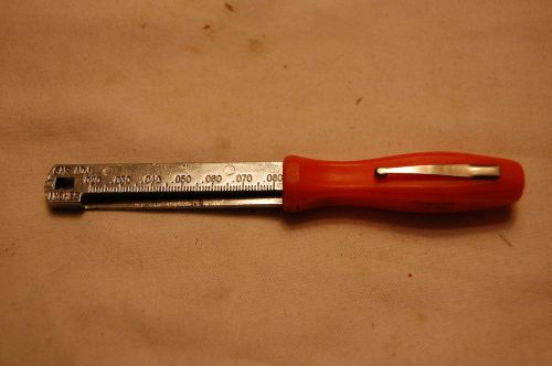 Snap-on fbp1 orange handle spark plug gap gauge for sale