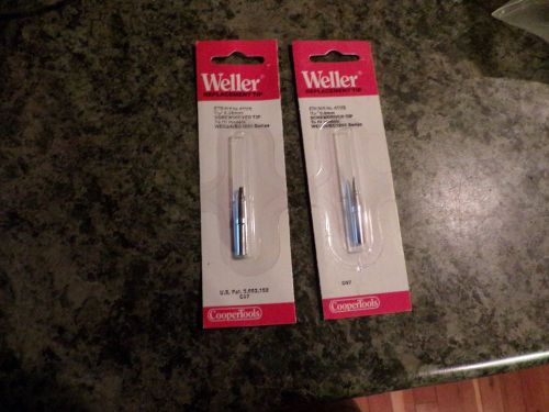 2 weller soldering iron tips ETB  ETH EC1201 WEC24 IRONS NEW