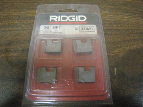 RIDGID 3/8&#034; NPT 12-R PIPE THREADING DIES RH O-R 11-R 00-R 111-R 31-A 37820