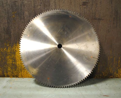 Large Steel Tipped Saw Blade 120 Teeth 1&#034; Arbor 18&#034; Diameter Plastics #27