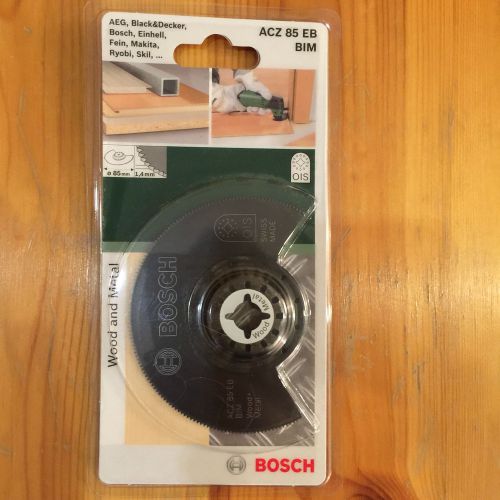 Bosch segment saw blade acz 85 eb bim for sale