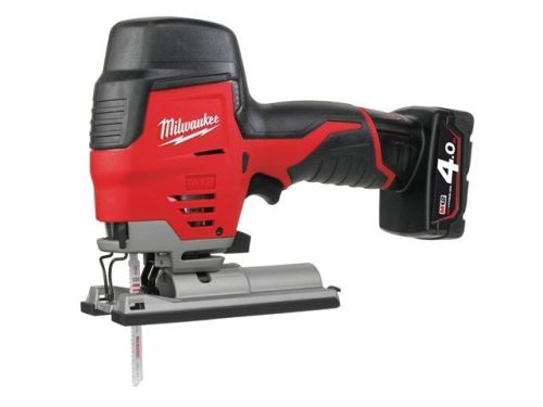 Milwaukee M12 JS-402C Compact Cordless Jigsaw 12 Volt 2 x 4.0Ah Li-Ion