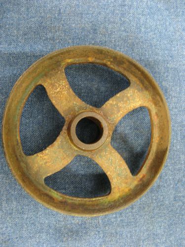 Hit miss gas engine cart wheel very nice heavy brass oiler steam maytag for sale