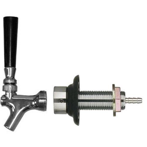 Beer Faucet W 4-1/8 inch Shank &amp; Knob Wine Making Beer Brewing Kegs And Kegging