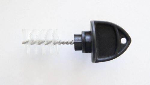 Beer Wine Faucet Shank Nylon Cleaning Brush Black