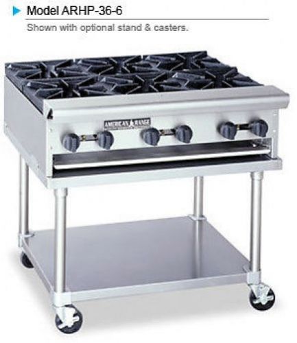 American range arhp-36-6 6 burner hot plate range for sale