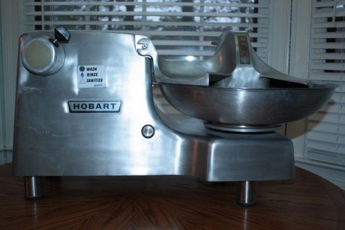 HOBART BUFFALO FOOD CHOPPER 84186 KNIFE BLADE LEAF/COMB AND 18&#034; BOWL &amp; COVER