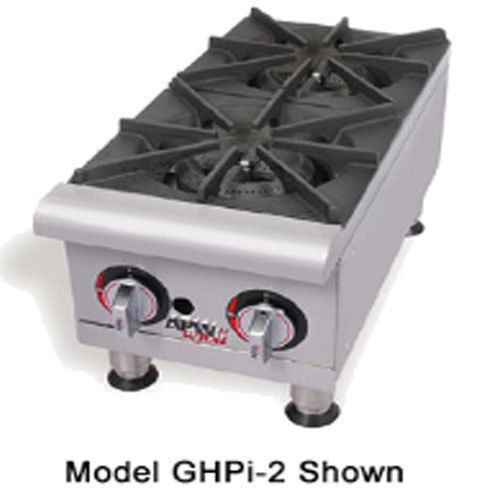 APW GHP-2I Hotplate, (2) 30,000 BTU Burners, Countertop, Gas, Champion Series