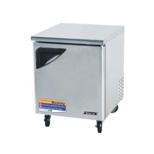 New turbo air 28&#034; super deluxe stainless steel undercounter freezer - 1 door!! for sale