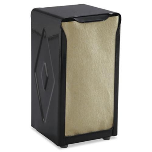 San Jamar H900BK Tabletop Napkin Dispenser, Tall Fold, 3 3/4 X 4 X 7 1/2,