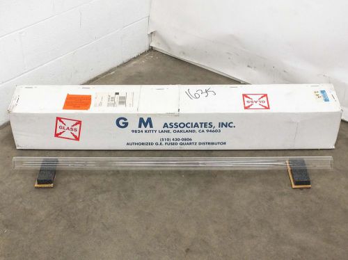 GM Associates 48&#034; Clear Fused Quartz Tube CFQ ID: 46mm OD: 50mm 6000-60