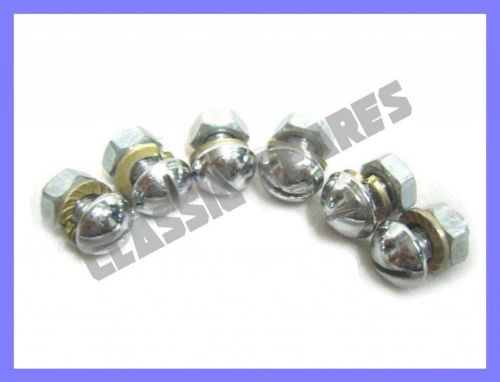  Royal Enfield Chrome Dome Front Mudguard Nut &amp; Bolt