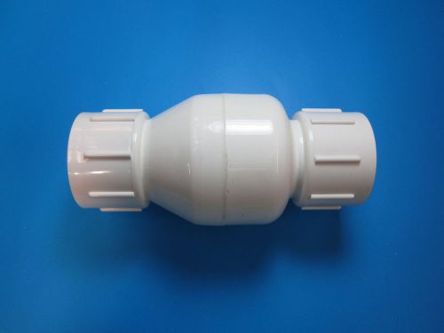 1 1/2&#034;  PVC SPRING CHECK VALVE SLIP X SLIP