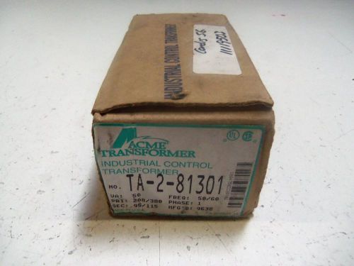 ACME ELECTRIC TA-2-81301 TRANSFORMER *NEW IN BOX*