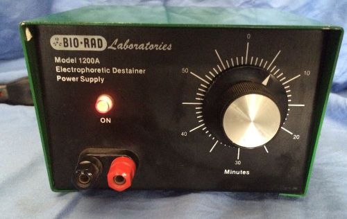 Bio-Rad Electrophoretic Destainer Power Supply Model 1200A