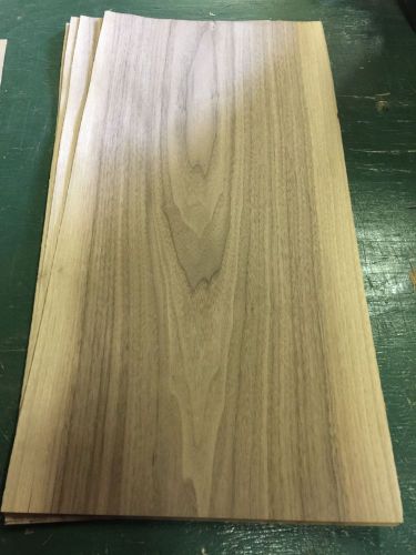 Wood Veneer Walnut 14x30 15 Pieces Total Raw Veneer &#034;EXOTIC&#034; WAL2 2-11-15