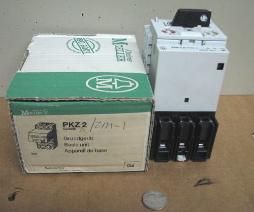 KLOCKNER-MOELLER PKZ/ZM-1 MOTOR PROTECTOR BASIC UNIT