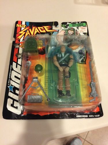 G.i. joe sgt savage cryo-freeze action figure nip screaming eagles gi new for sale