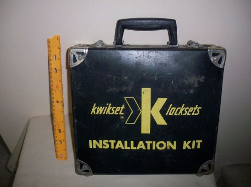 VINTAGE KWIKSET DOOR LOCK SET INSTALLATION KIT