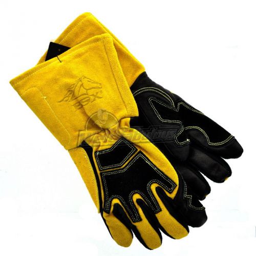 Revco bsx bs88 premium pigskin stick welding glove, long cuff, medium for sale