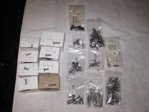 (712) PIECE STAINLESS NUT BOLT MACHINE SCREW ASSORTMENT