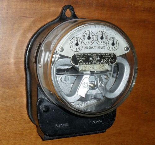 GE Type I-16 Watthour Meter Kilowatt Electric Meter