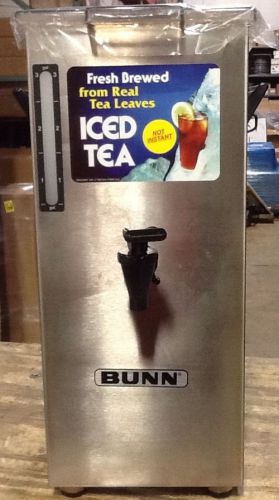 *NEW* BUNN STAINLESS STEEL 3 GALLON ICED TEA DISPENSER MODEL TD4T