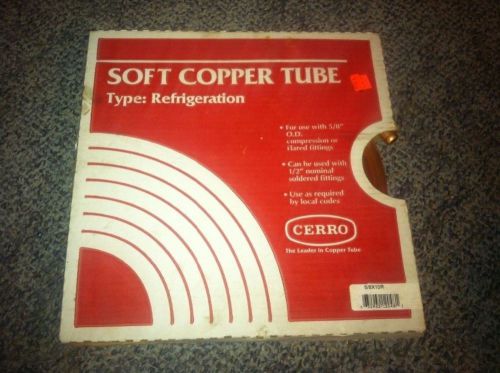 Soft copper tubing 5/8 x 7 refrigeration for sale