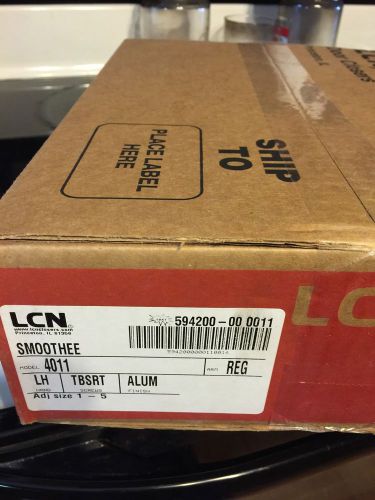 Ingersoll rand lcn 4011 smoothee door closer aluminum new lh reg tbsrt for sale