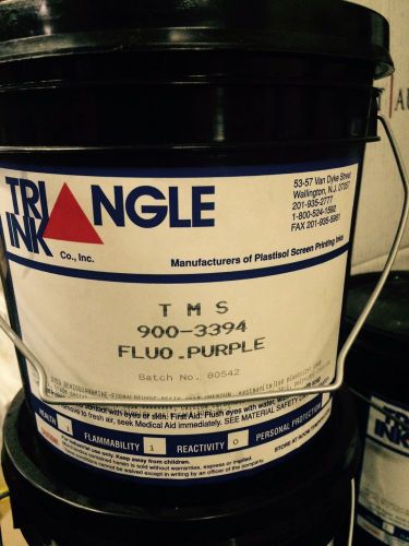 Triangle Florscent Purple Plastisol Ink - 1 Gallon