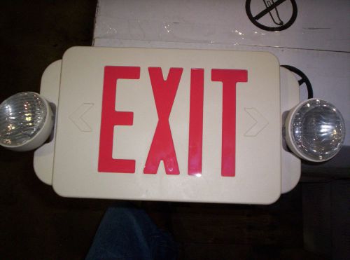 Exit sign