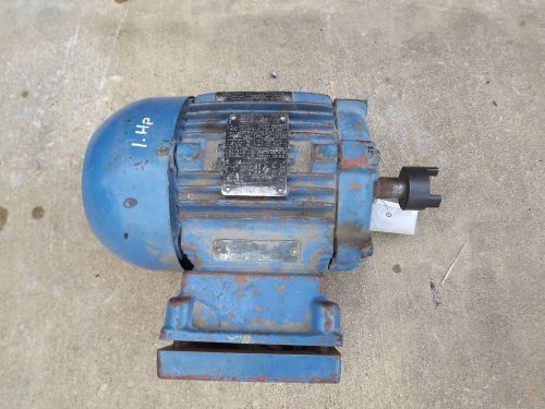 Weg 1 HP Electric Motor 00118xp3e143t Frame - 143t USED WORKING