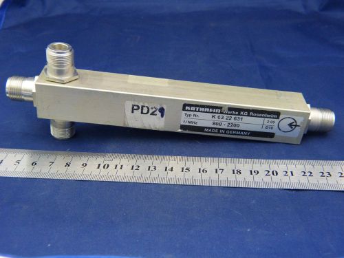 Microwave Kathrein 3-Way Splitter Divider 800-2200MHz 100W  K 63 22 631