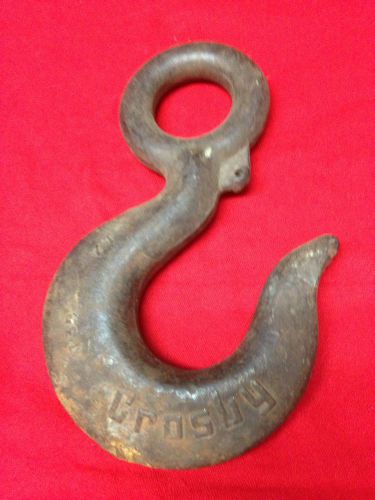 Crosby Eye Hook Steampunk Industrial Art Steel Mill Wrecker 5T Crane