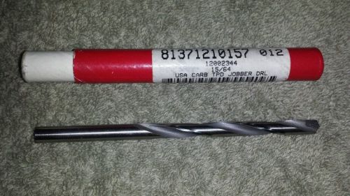 USA Carbide Tipped Jobber Drill # 12002344, 15/64&#034; Diameter