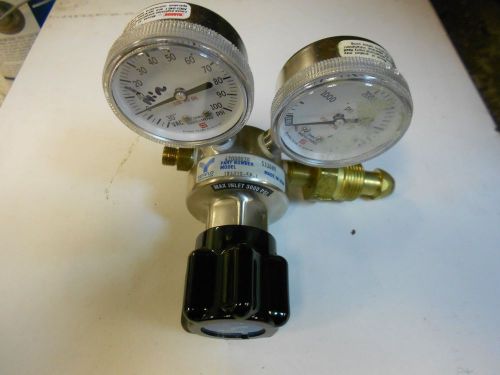 Veriflo 3000psi inlet regulator,  100 psi outlet, cga580 tr601s-5p-4 (#33) for sale