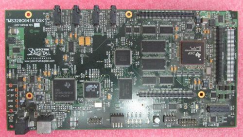 Tms320c6416 (1ghz) dsp starter kit(dsk) w/ hands-on textbook &amp; 1-day workshop cd for sale