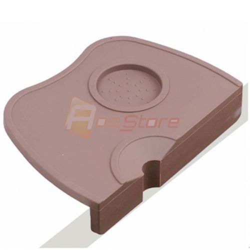 NEW Barista Espresso Coffee Tamping Mat Safety FDA Silicone Corner Tampering Mat