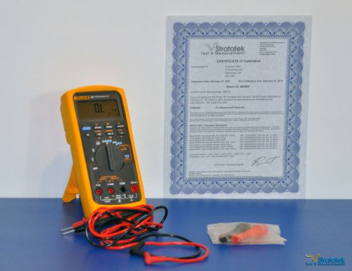 Fluke 787 ProcessMeter Process Calibrator, NIST Calibrated with Data + Warranty